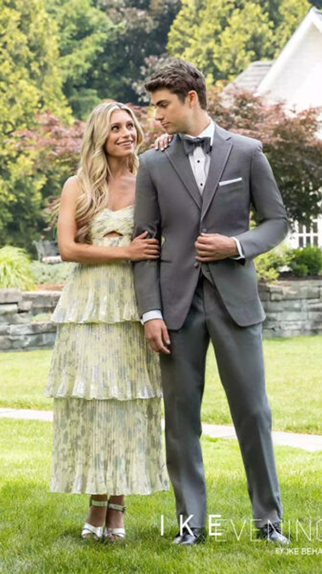 Photo of the model wearing a Tuxedo